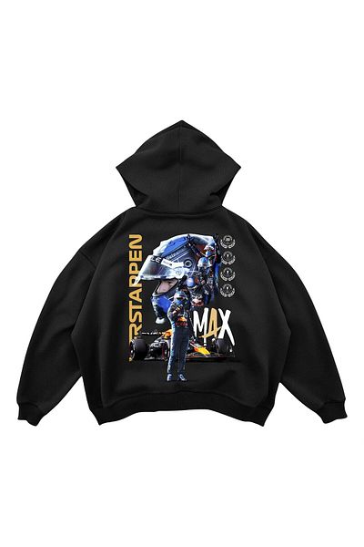 SVART WEAR Max Verstappen F1 Special Edition щампован първокласен суичър с качулка и качулка