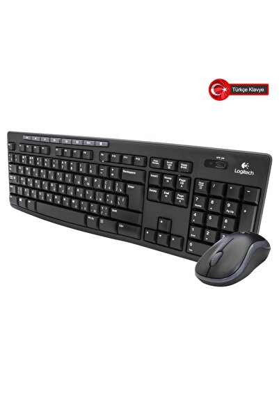 logitech Logıtech Mk270, 920-004525, Kablosuz, Türkçe Q, Klavye Mouse Set