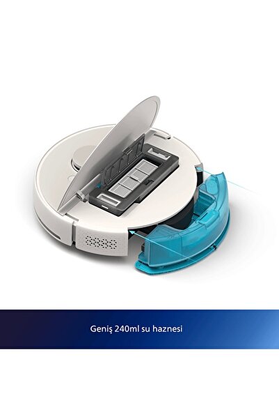 Philips 5200 Mah Li-ion Pil, Tek Şarjla 180 Dakikaya Kadar Temizlik, 5000 Pa Emiş Gücü, Lidar, Epa11 Filtre