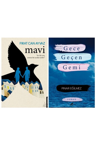 Destek Yayınları Mavi/Gece Geçen Gemi 2 Kitap Set