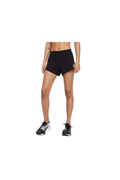 Nike Aeroswift Чорні жіночі шорти для бігу - CZ9398-010