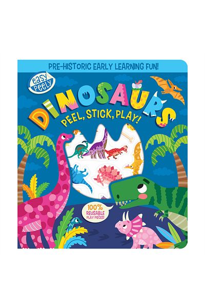 Imagine That Publishing Imagine That Easy Peely Dinosaurs - Peel, Stick, Play