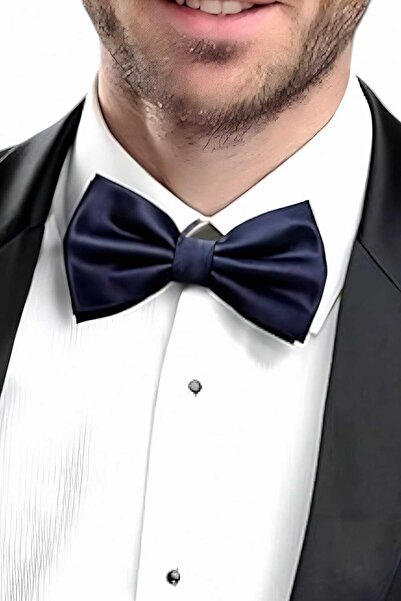 Uniquetrenders Men's Solid Color Satin Bow Tie