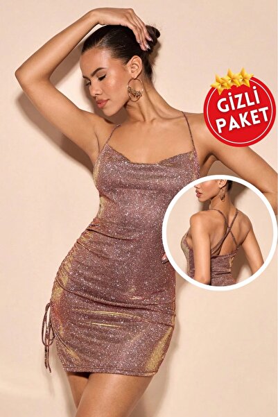 ESİLORA KADIN FANTEZİ ÖZEL TASARIM SEKSİ EROTİK DEKOLTE ŞIK LUX KALİTE ELBİSE...