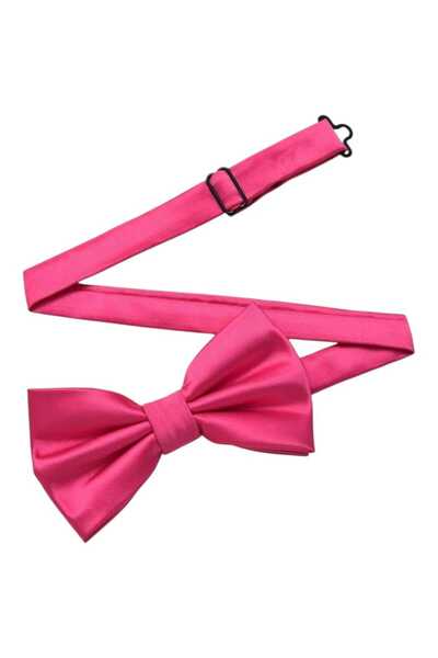 Uniquetrenders Men's Solid Color Satin Bow Tie