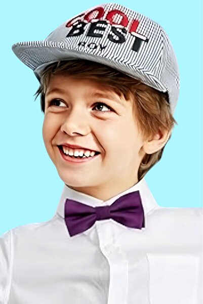 Uniquetrenders Boy's Solid Color Satin Bow Tie