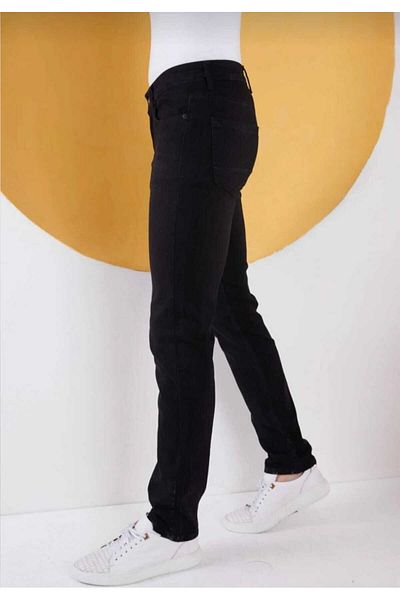 Lina Jean Ανδρικό μαύρο Lycra ασορτί Ανδρικό τζιν Pantalon Ανδρικό τζιν παντελόνι
