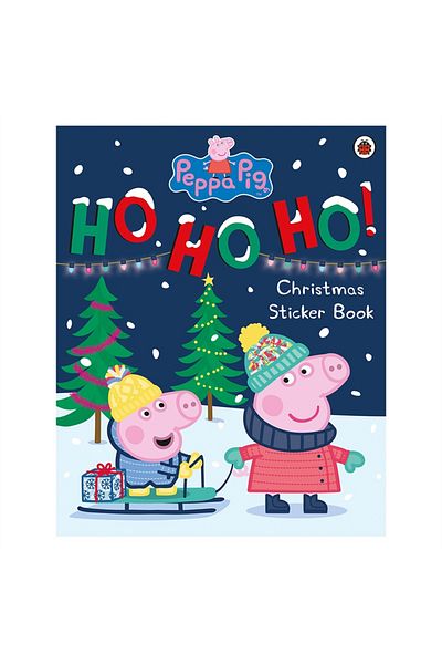Ladybird Book Peppa Pig Ladybird - كتاب ملصقات عيد الميلاد Ho Ho Ho