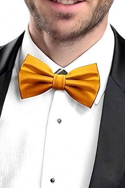 Uniquetrenders Men's Solid Color Satin Bow Tie