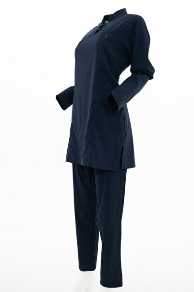 Ehil Lacivert Renk Tek Üst Uniforma Doktor/Hemsire Forması