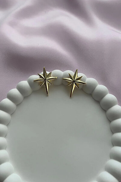 Alexis Carrel Women's Gold Polar Star Earrings