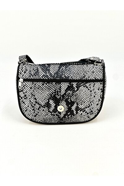 Deribag Genuine Leather, Cross Strap, Casual Bag, Women's Shoulder Bag, Patterned 21*20*7 cm