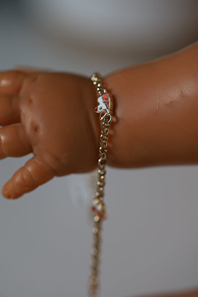 Yenigün Kuyumculuk 14 Ayar Altın Obje Detaylı Çocuk Künyesi