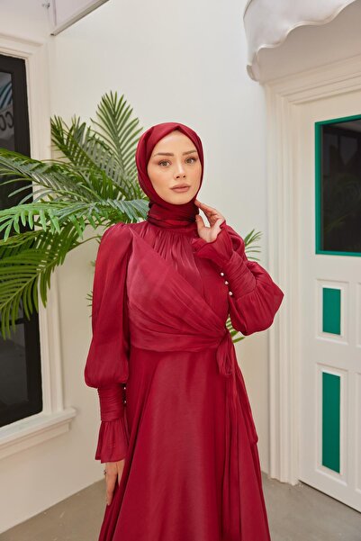 Hülya Keser Elif Işıltı Abiye - Kırmızı