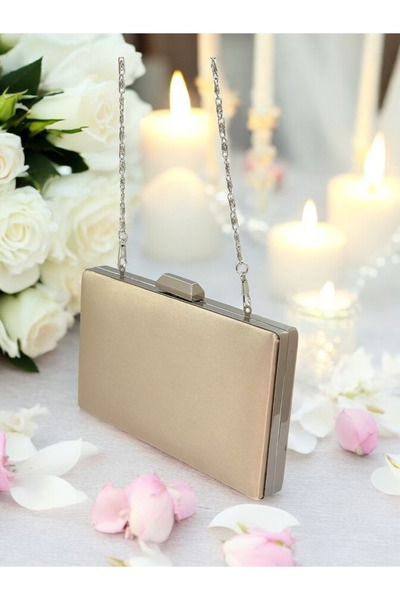 Gloriys Ayakkabı & Çanta 135 حقيبة فستان سهرة من الساتان