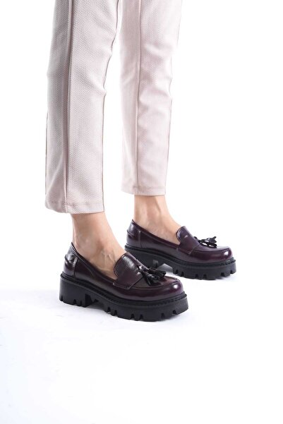 ERNİLA SHOES HAKİKİ DERİ PÜSKÜLLÜ LOAFER AYAKKABI