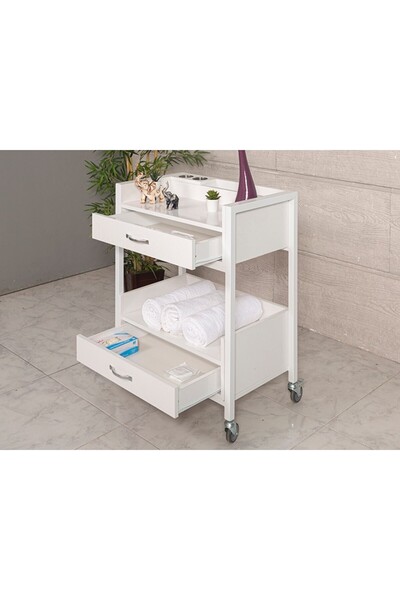 Labortech Teos 2 Çekmeceli Cihaz Taşıma Sehpası Pansuman Ve Ilaç Arabası-beya...