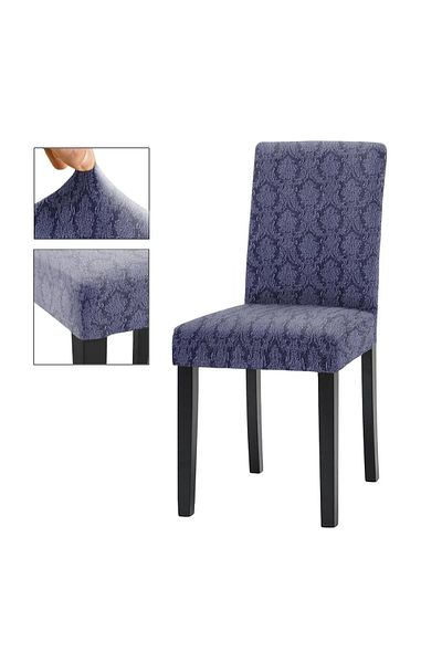 probak Κάλυμμα καρέκλας Jacquard Μοτίβο λουλουδιών Θήκη καρέκλας υψηλής ελαστικότητας (1 Τεμάχιο)