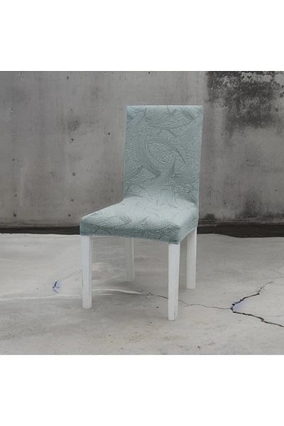 probak Κάλυμμα καρέκλας με σχέδιο Jacquard Sehra με ελαστικό και Lycra - Μονό