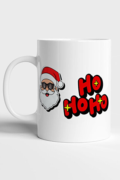 Home كوب به شعار العام الجديد HO HO HO وهدية مصممة سانتا كلوز