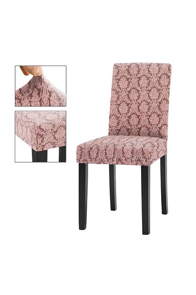 probak Κάλυμμα καρέκλας Jacquard Μοτίβο λουλουδιών Θήκη καρέκλας υψηλής ελαστικότητας (1 Τεμάχιο)