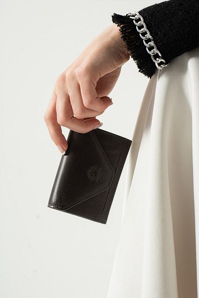 Westpolo Γνήσιο δέρμα Unisex Θήκη Ακορντεόν, Θήκη Επαγγελματικής Κάρτας