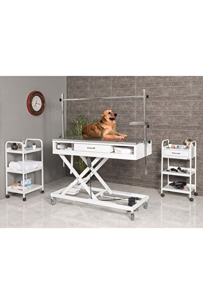 Labortech Veteriner X-Ray Röntgen Masası-Beyaz Çekmeceli | LaborTech-6203