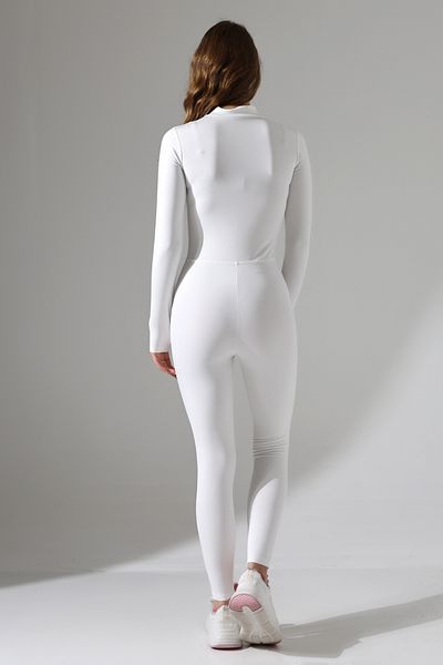 Zula Moda Salopetă sport pentru femei / Salopetă decoltată slim fit