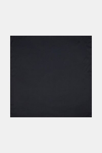 Vakko Μεταξωτό Φουλάρι Jacquard Twill - Πλαίσιο - Navy Blue