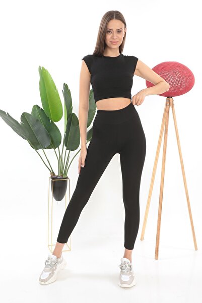 ELBA STİL جوارب شتوية عالية الخصر يبرز انحناءات الجسم مع بطانة من الصوف من ال...