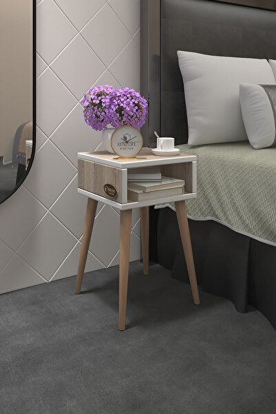 Kenzlife Komodin Antero Crd 60*40*40 Ahşap Ayaklı Komidin Kitaplık