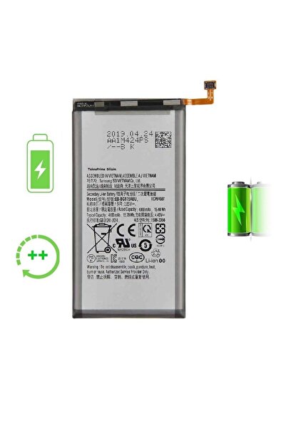 TeknoPrime Samsung Galaxy S10 Plus G975F ile Uyumlu Güclendirilmis Pil Batarya
