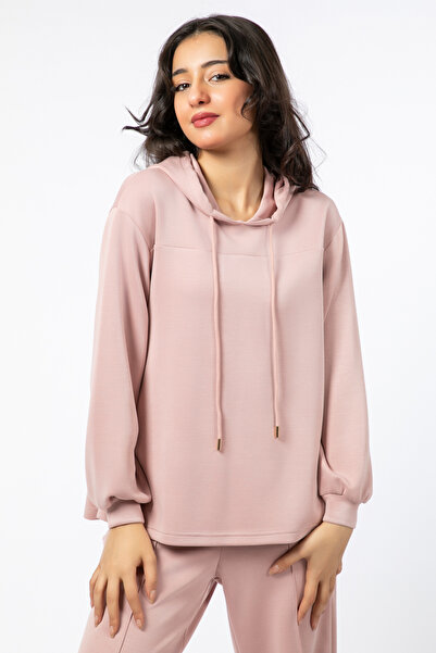 RİNA Basic Hoodies_S_Pink