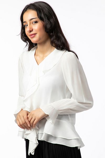 RİNA Glitz&Glam Blouse_M_Off White