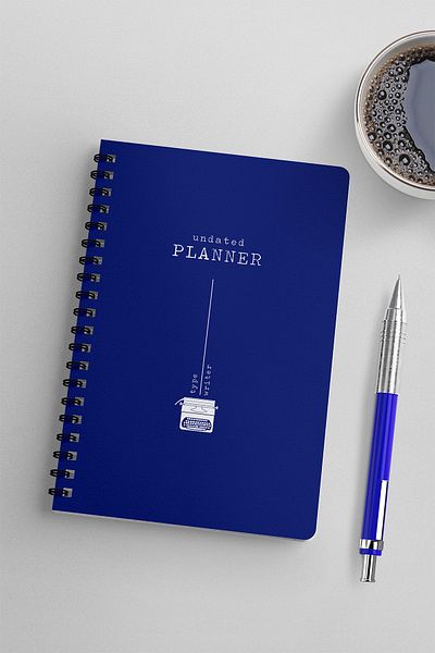 Apeirona | Limitless Art Custom Series Typewriter with Plastic Hard and Flexible Cover Steel Spiral