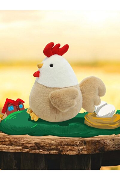 Mellito Cute 30cm Plush Chicken Toy Companion