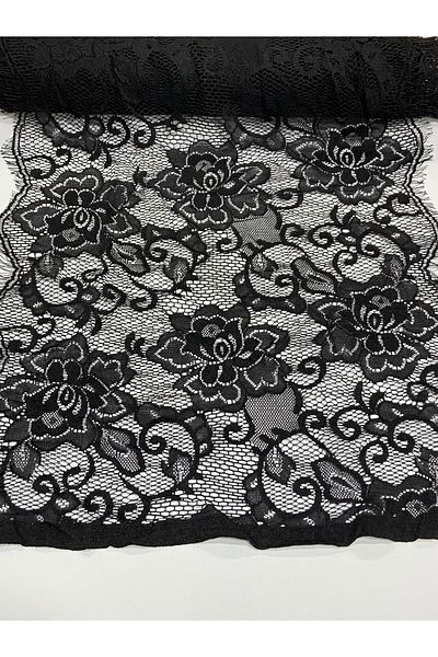 karantuhafiye Width 37 cm - Length 2.20 cm with Wide Lace and Eyelash