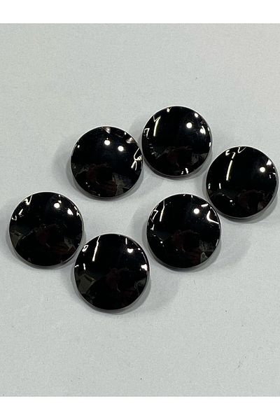 karantuhafiye Metal Button/Cardigan Vest Length/ Set of 6/1.8 cm/jx015/Black