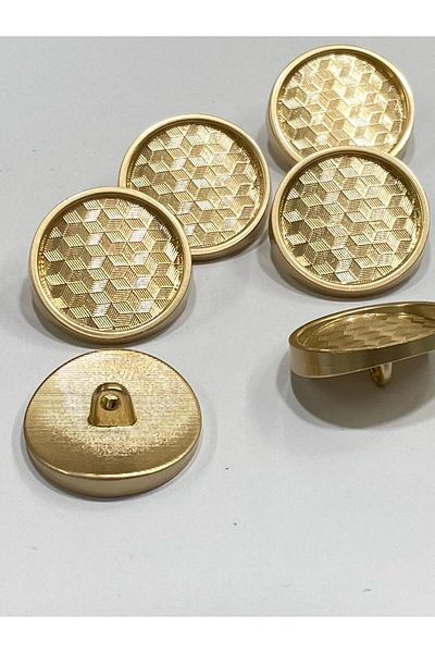 karantuhafiye Metal Button/Trench Coat Jacket Length/ Set of 6/2.3 cm/jx16/ Matte Gold