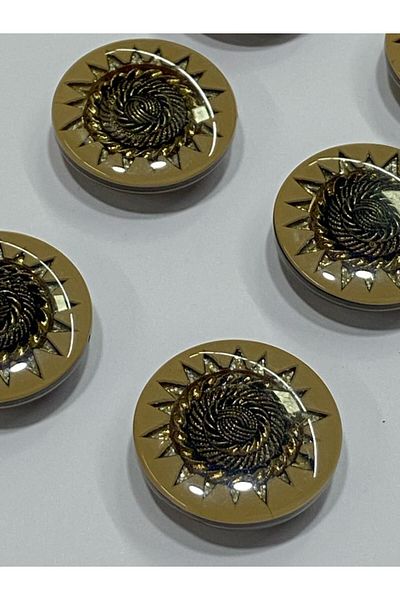 karantuhafiye 6-Piece Special Design Coat and Coat Button Set - 2.8 cm Krn149