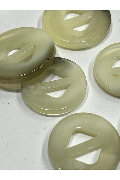 karantuhafiye Italian Trench Coat Jacket Button / Melange Model / 4+4 Set