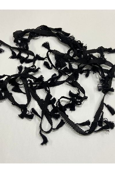 karantuhafiye 2 Meters Authentic Cotton Tassel Ribbon - 3 CM