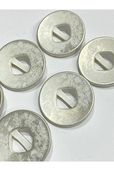 karantuhafiye Italian Coat Coat Button / Antique White / 2.5 cm / Set of 6