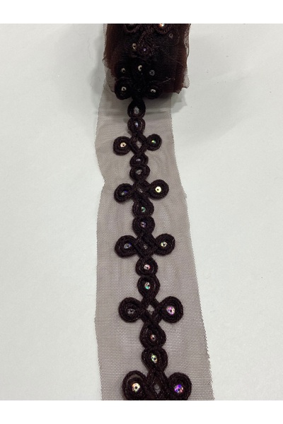 karantuhafiye Κορδέλα από τούλι με κέντημα με πούλιες