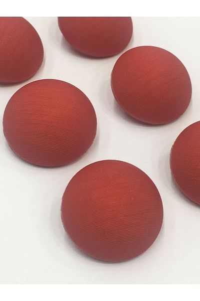 karantuhafiye 6-Piece Red Pearl Curved Trench Jacket Set - 2.3 cm (Code:3598)