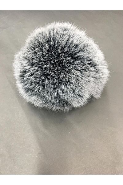 karantuhafiye Pompon / Yumoş Pompon 7 Cm Black Melted