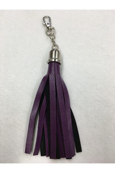 karantuhafiye Bag Tassel Chain Keychain Purple