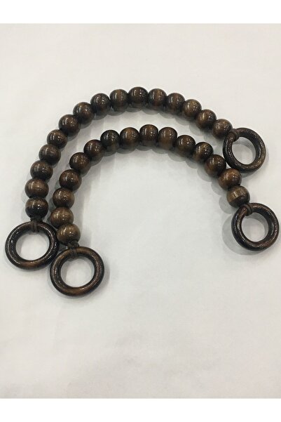 karantuhafiye Дървена дръжка за чанта с мъниста