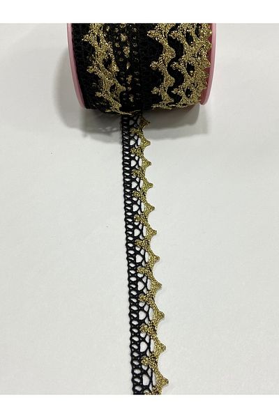 karantuhafiye 3 Meters Cotton Glitter Lace