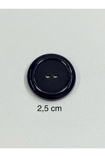 karantuhafiye Navy Blue Set of 6 - Italian Button Coat Trench Coat Button, 2.5 cm (M46690)